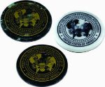 Round Marble Custom Paperweights and Promotional Coasters