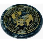 Green paperweight