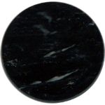 Custom black marble printed coaster with your logo.