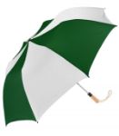 Oversized Folding Golf Umbrella in Hunter/White