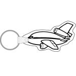 Picture of Airplane Vinyl Keychain - Key Tags Made in USA