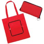 Zippin Foldable Tote Bag Red