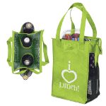 Lime Green Super Snack Custom Wine & Lunch Bags customized with your logo by Adco Marketing