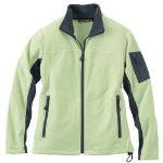 Womens Custom Micro Fleece Jacket in Lime Sherbert