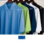 Pebble Beach Tonal Custom Embroidered Golf Polo Shirts