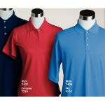 Promotional Pebble Beach Jet Pique Cotton Polo Custom Embroidered