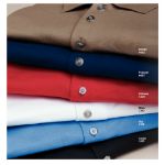 Custom Pebble Beach Jet Pique Cotton Polos in a Blend