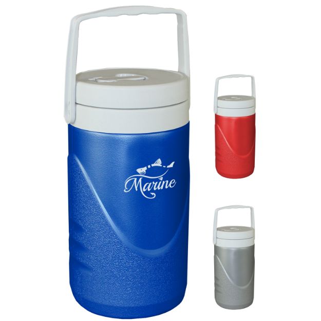 Custom Coleman 1/2 Gallon Jugs and Cooler