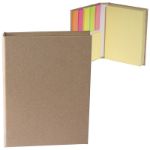 Natural Custom Sticky Books with Promotional Sticky Notes and Flagsn