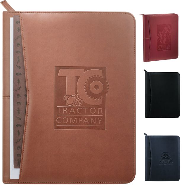 Pedova Custom Padfolio Zippered, Promotional Padfolios Pedova