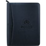 Custom Navy Pedova Zippered Padfolio by Adco Marketing