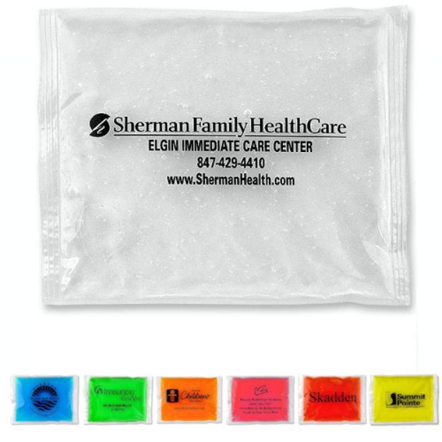 Custom Gel Ice Packs and Hot Packs with your Promotional Logo