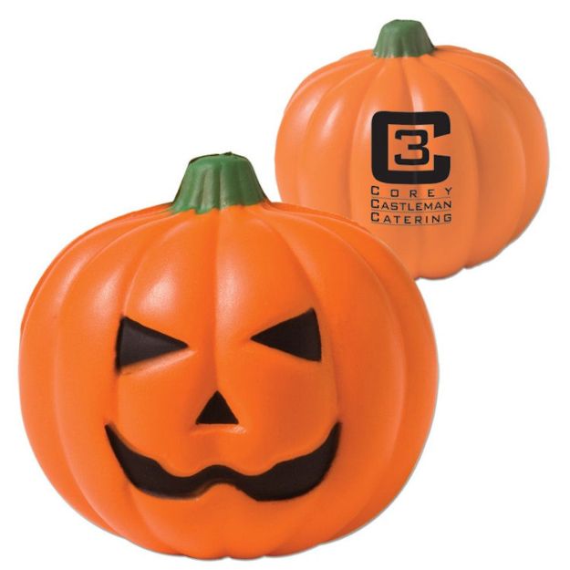 Custom Halloween Pumpkin Stress Reliever and Promotional Pumpkin Stress Balls