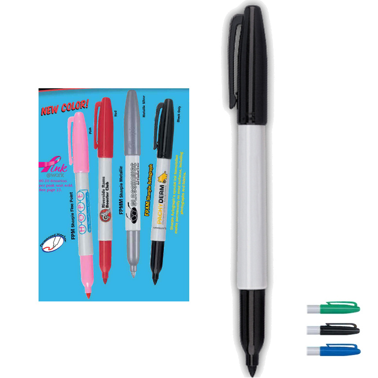 Custom Sharpie Fine Point Markers | Promotional Shapie Marker Pen ...