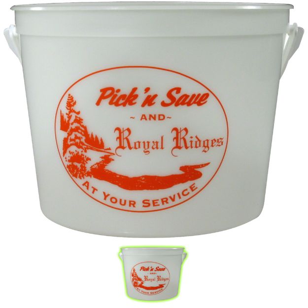 Custom Halloween Buckets Glow in the Dark, Promotional Pails and Buckets