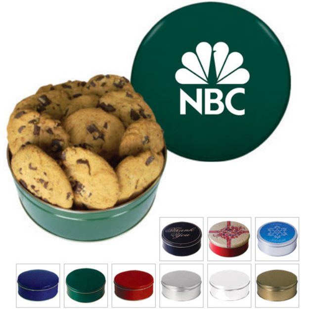 King Size Promotional Cookie Tins and Cookie Gift Tin with Custom Logo
