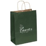 Dorothy Custom Matte Shopper Tote in Hunter Green