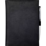 Custom Black Pedova JournalBook by Adco Marketing