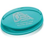 Turquoise Custom Laser Engraved Gemstone Papeweight