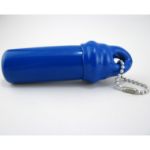 Blue promotional floating keychain keytainer customized