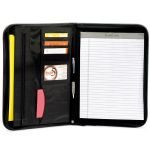 Deluxe Executive Promotional Padfolio Open