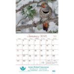 Backyard Birds Wall Calendar First Page