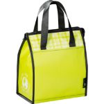 Custom Lime Green Laminated Non-Woven Lunch Bag by Adco Marketing in Lime