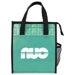 Laminated Non-Woven Lunch Bag in Mint Green in Mint Green