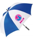 Over the Top Umbrella in Royal/White