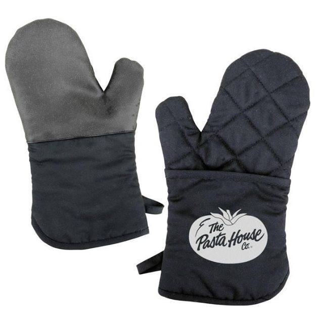 Silicone Backed Oven Mitts