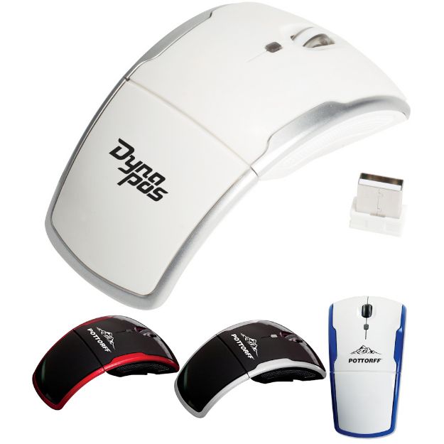 Foldable Wireless Optical Promotional Mouse