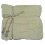 Lambswool Microsherpa Throw Blanket in Seafoam Green