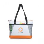 Venture Business Trade Show Tote Bags in Orange