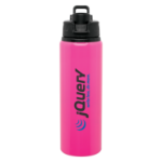 Neon Pink h2go Surge 28 oz Customized with your Logo by Adco Marketing