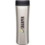 Stainless Steel 16 oz Cyrus Travel Mug - Plastic Liner