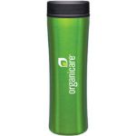 Stainless Steel 16 oz Cyrus Travel Mug - Plastic Liner in Apple