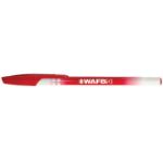 Red promotional budget stick pens by Adco Marketing