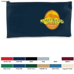 Horizontal Bank Bag in Vinyl, 11" x 16" with custom imprint