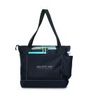 Black Avenue Business Tote customized with your logo