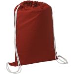 Red Cotton String-A-Sling Eco Drawstring Backpack