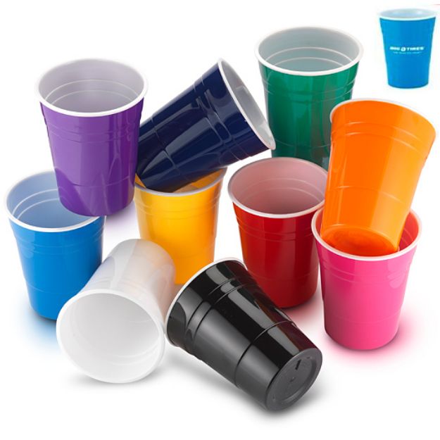 Custom Party Cups in Reusable Plasti Custom Imprinted with Your Logo