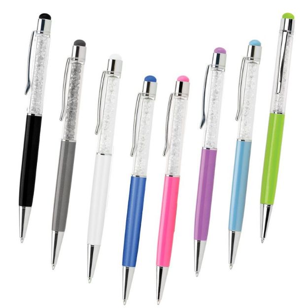 Cappella Pastel Crystal Stylus Ballpoint Pen