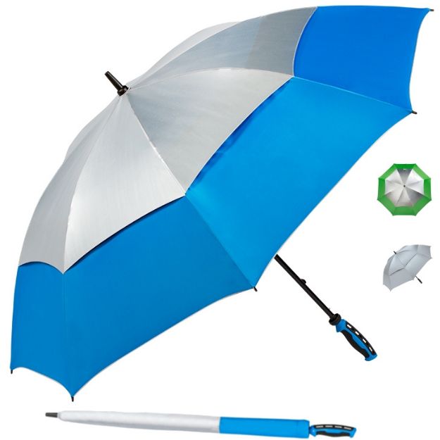 ShedRays® Vented Golf Umbrella with UPF 50+ Sun Protection and custom imprint