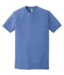 American Apparel Tri-Blend Short Sleeve Track Shirt - Unisex in Athletic Blue
