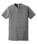 American Apparel Tri-Blend Short Sleeve Track Shirt - Unisex in Athletic Grey