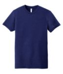 American Apparel Tri-Blend Short Sleeve Track Shirt - Unisex in Tri Indigo