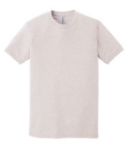 American Apparel Tri-Blend Short Sleeve Track Shirt - Unisex in Tri Oatmeal