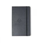 Black large ruled journal