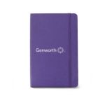 Violet custom ruled notebook