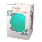 Custom Ornament with your logo in Gift Box.
